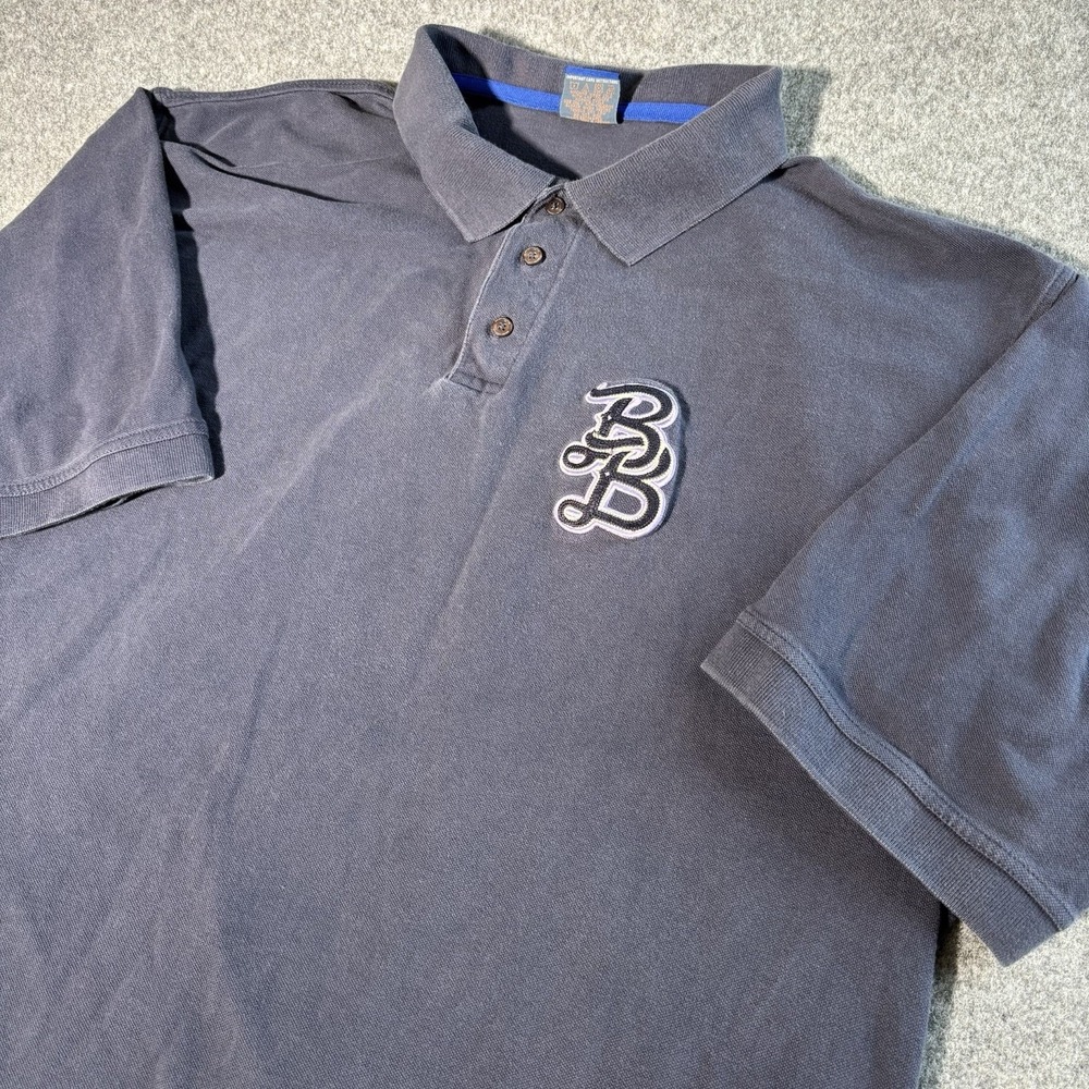 Vintage Bad‎ Boy Polo Shirt Mens 3xl Blue Embroidered Big And Tall Streetwear